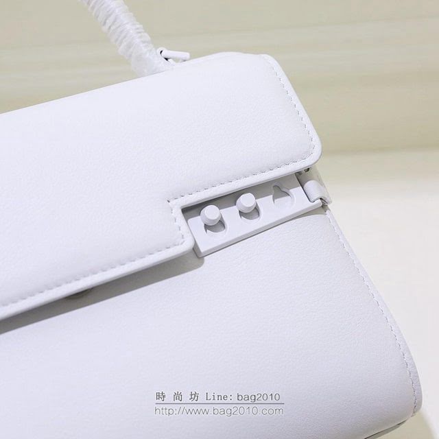 DELVAUX女包 Delvaux tmepete Mini白 進口細膩牛皮 德爾沃女手提包 手拎包 TP0020白色  fcs1430